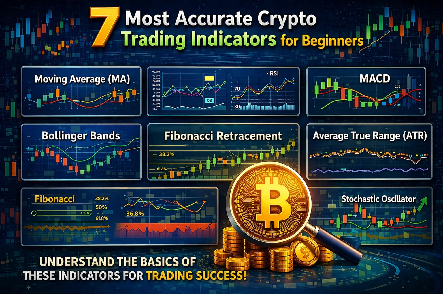 7 Most Accurate Crypto Trading Indicator for Beginners (Complete + How to Use Them)
