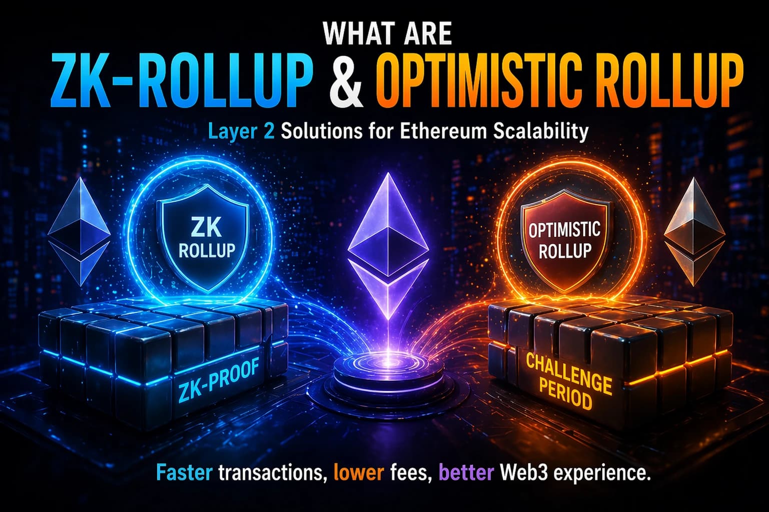 What Are zk-Rollup & Optimistic Rollup? A Technical Guide to Layer 2 for Blockchain Scalability