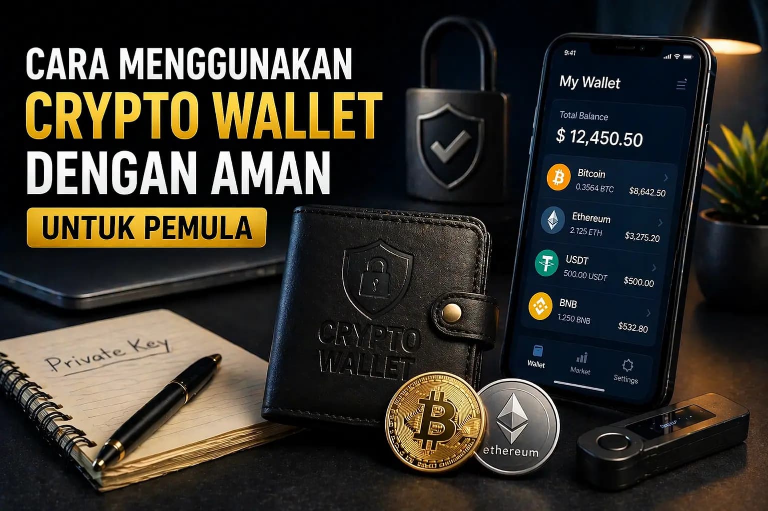 Cara Menggunakan Crypto Wallet dengan Aman (Panduan Lengkap)