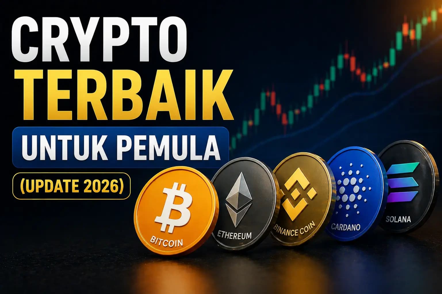 Crypto Terbaik untuk Pemula (Pilihan Aman & Potensial untuk Mulai)