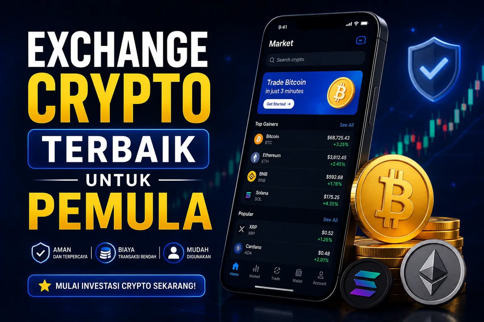 Exchange Crypto Terbaik untuk Pemula: Aman, Mudah & Cocok untuk Belajar