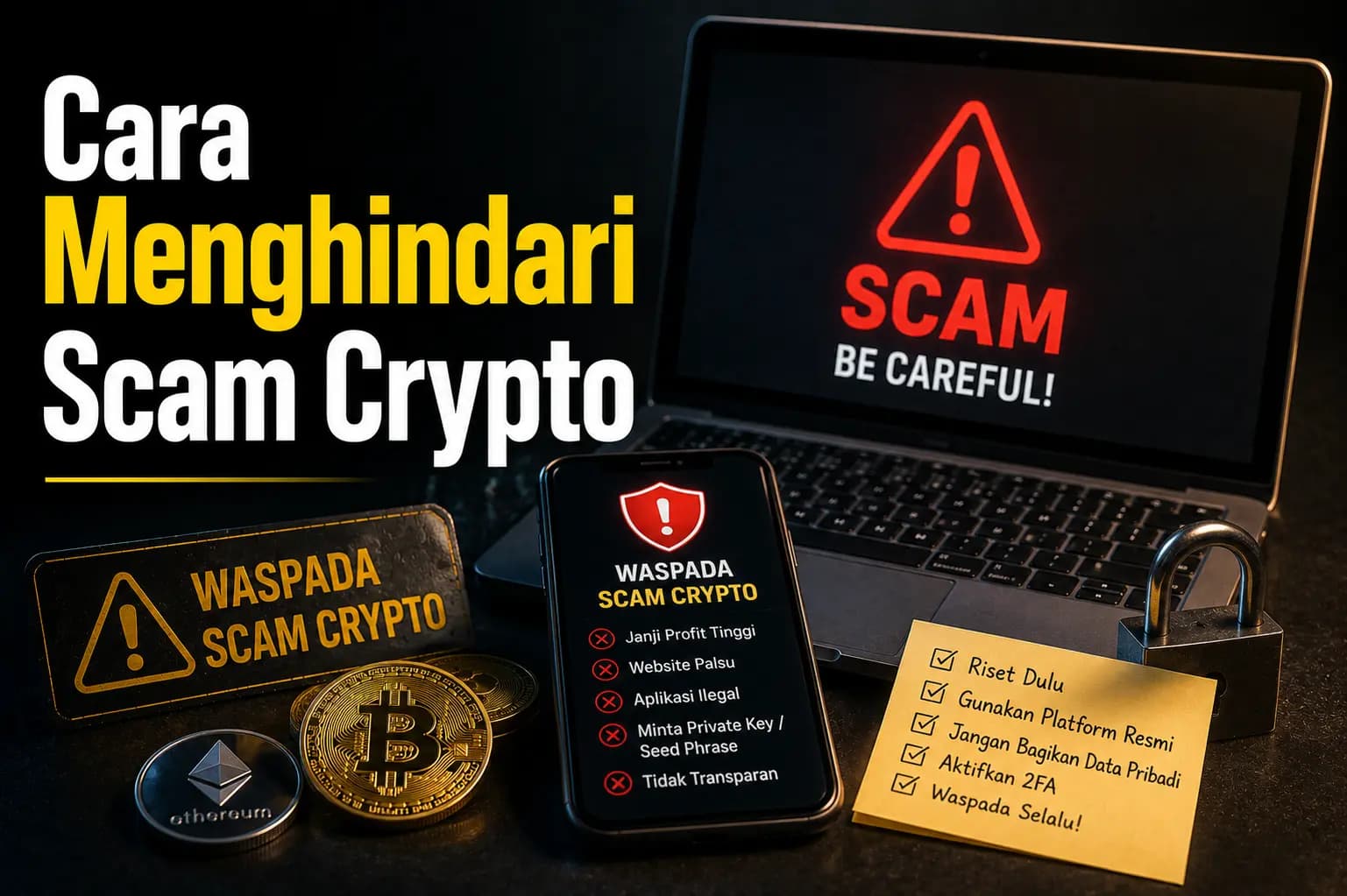 Cara Menghindari Scam Crypto: Panduan Aman untuk Pemula