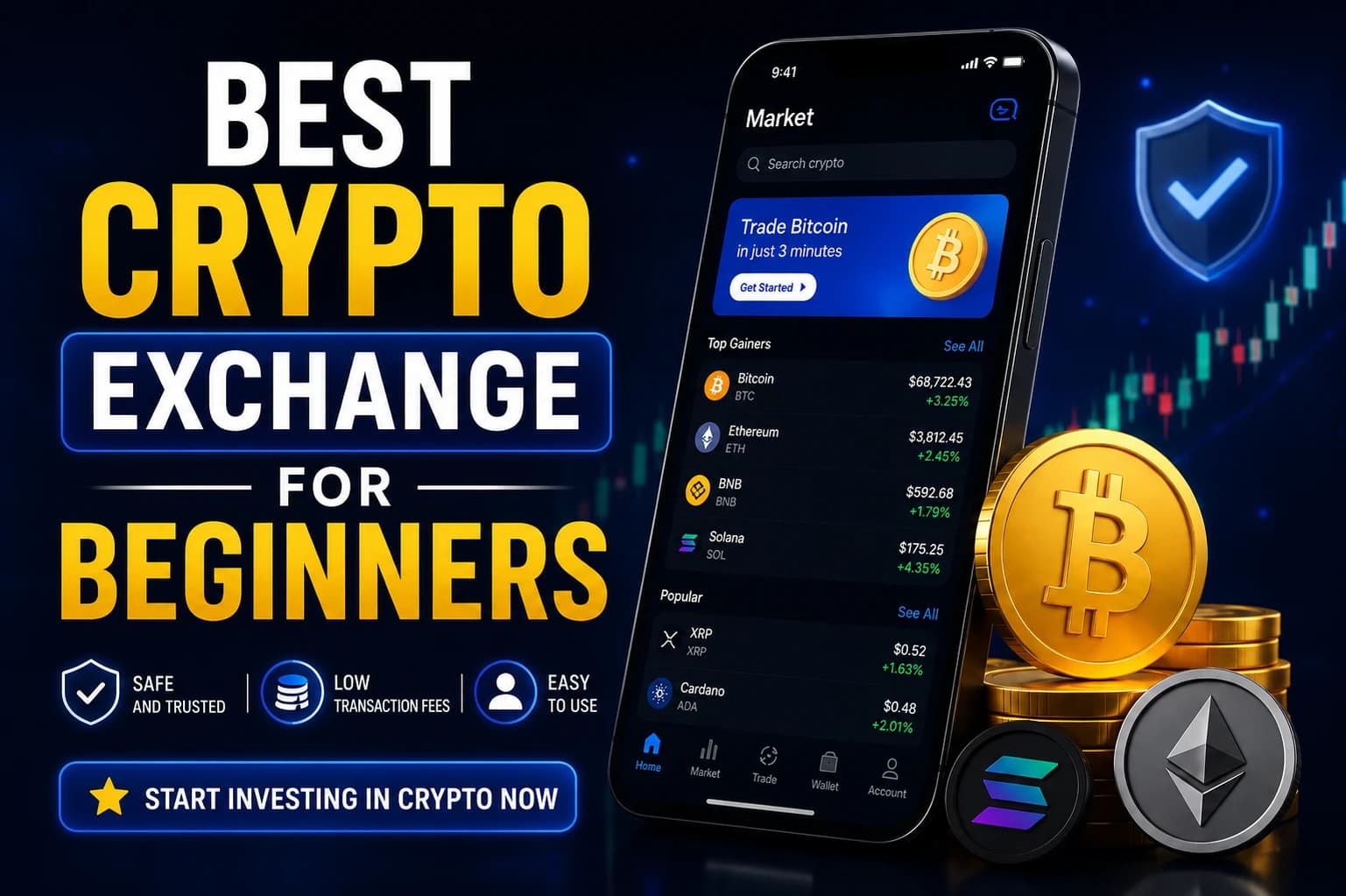 Best Crypto Exchange for Beginners: Safe, Easy & Suitable for Learning