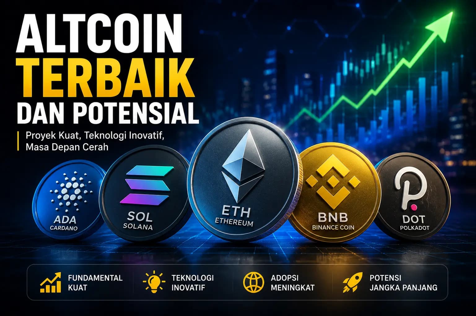 Altcoin Terbaik dan Potensial untuk Dipantau Tahun Ini