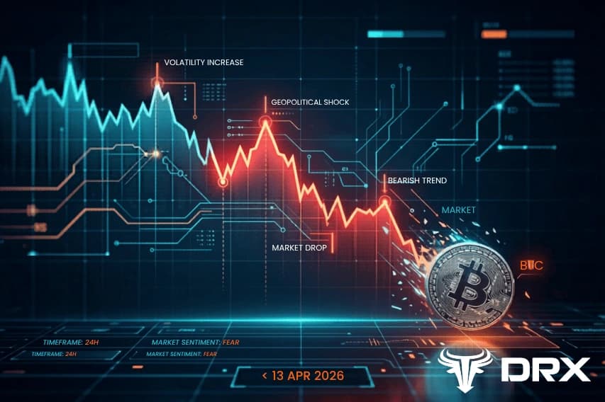 Genjatan Senjata Gagal, Bitcoin Terperosok 2,5% Imbas Dari Geopolitik
